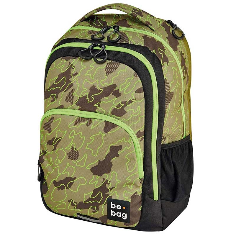 Herlitz be.bag Rucksack be.ready, 45cm, 30 Liter, abstract camouflage