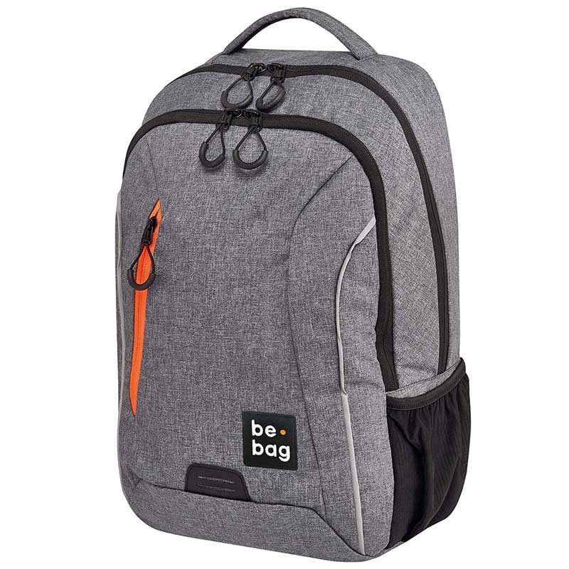 Herlitz be.bag Rucksack be.urban, 43cm, 18 Liter, grey melange