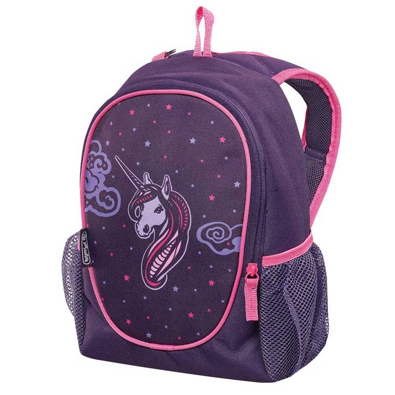 Herlitz Kinder-Rucksack Rookie, 29cm, 6,5 Liter, Unicorn Night