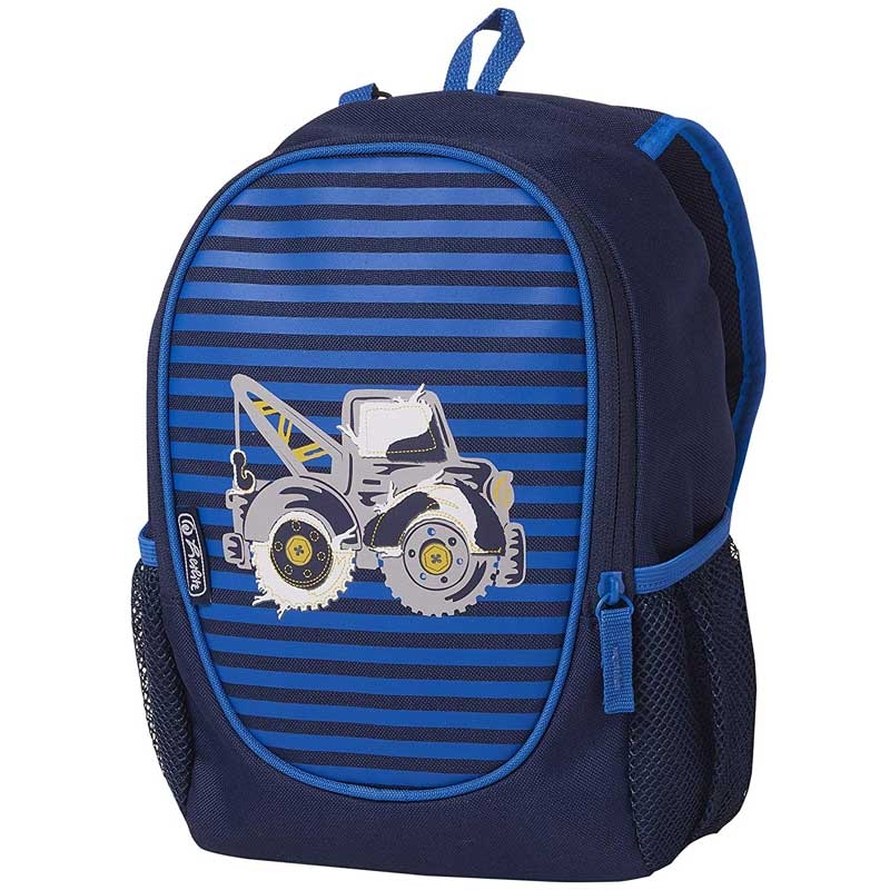 Herlitz Kinder-Rucksack Rookie, 29cm, 6,5 Liter, Truck Blau