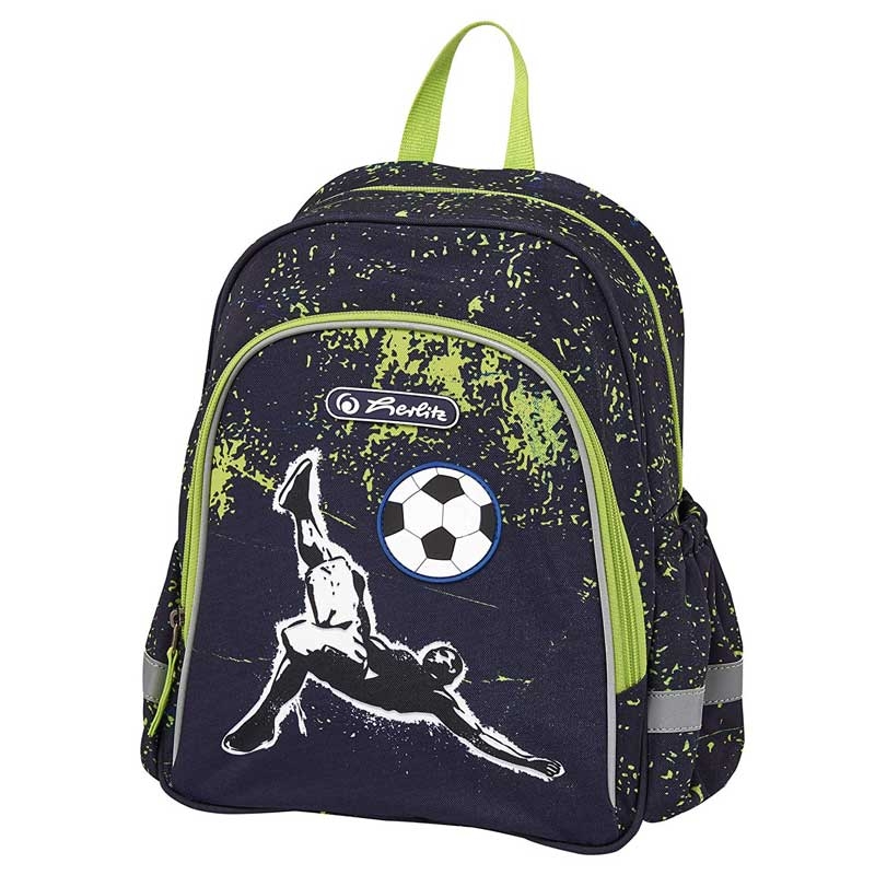 Herlitz Kinder-Rucksack mit Motiv, 37cm, 14 Liter, Fußball