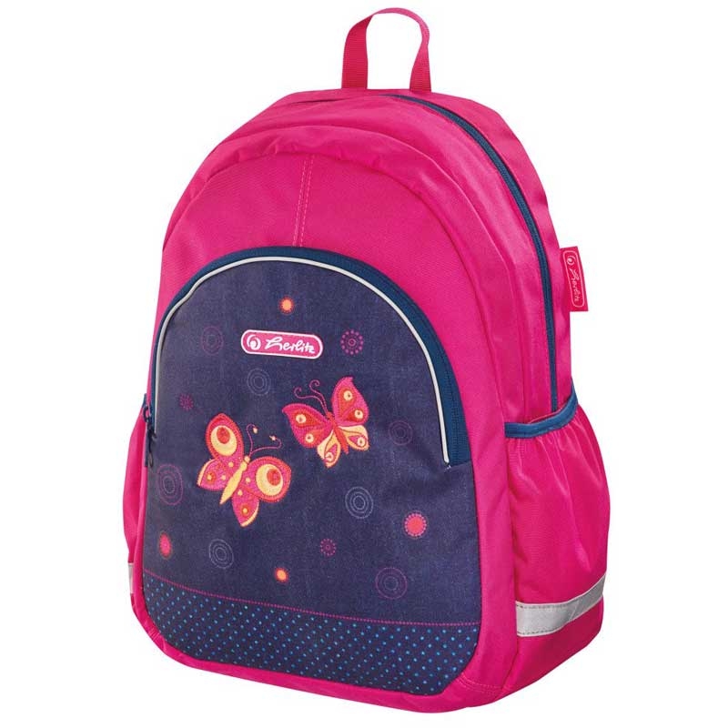 Herlitz Kinder-Rucksack mit Motiv, 37cm, 14 Liter, Butterfly Dreams