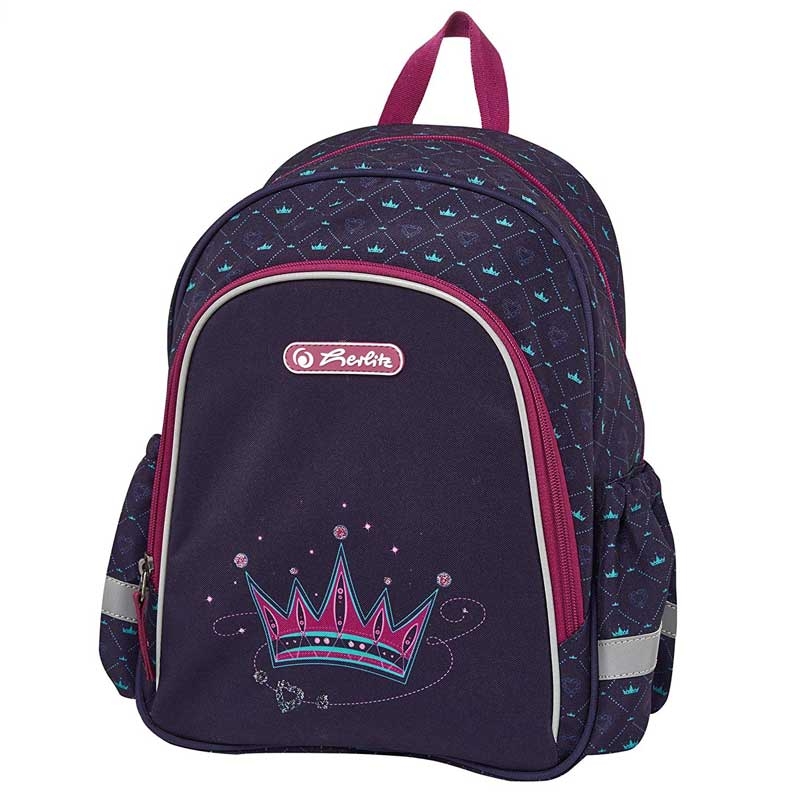 Herlitz Kinder-Rucksack mit Motiv, 37cm, 14 Liter, Crown
