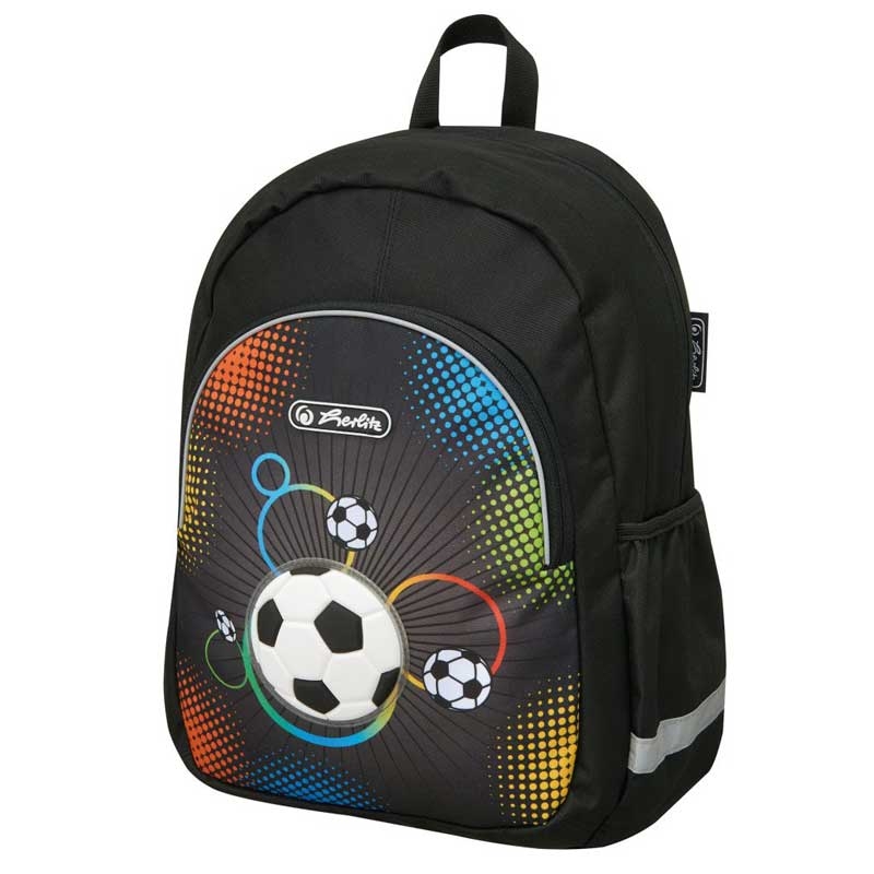 Herlitz Kinder-Rucksack mit Motiv, 37cm, 14 Liter, Soccer