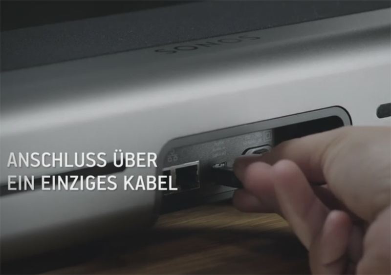 SONOS PLAYBAR Multimedia Soundbar schwarz