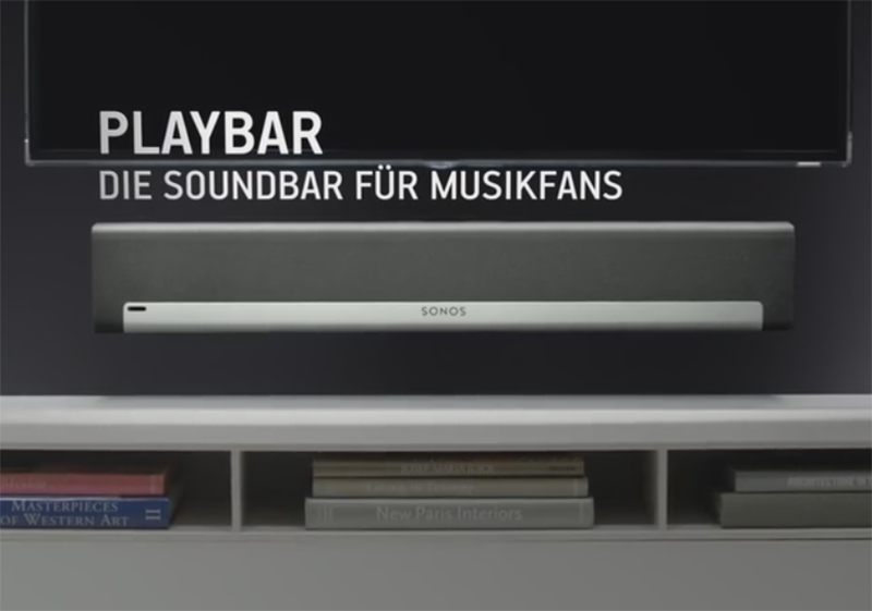 SONOS Wandhalterung für Playbar schwarz