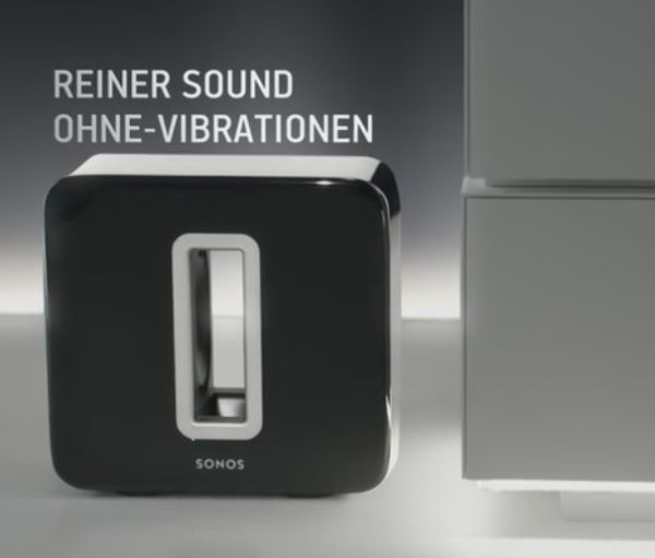SONOS SUB drahtloser Subwoofer schwarz matt