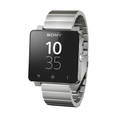 Sony Xperia Smart Watch 2 + Armband aus Metall silber