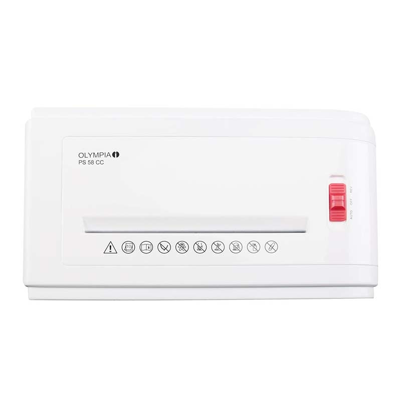 Olympia PS 58 CC Aktenvernichter P4 (Papierschredder, Partikelschnitt, 10 Blatt)