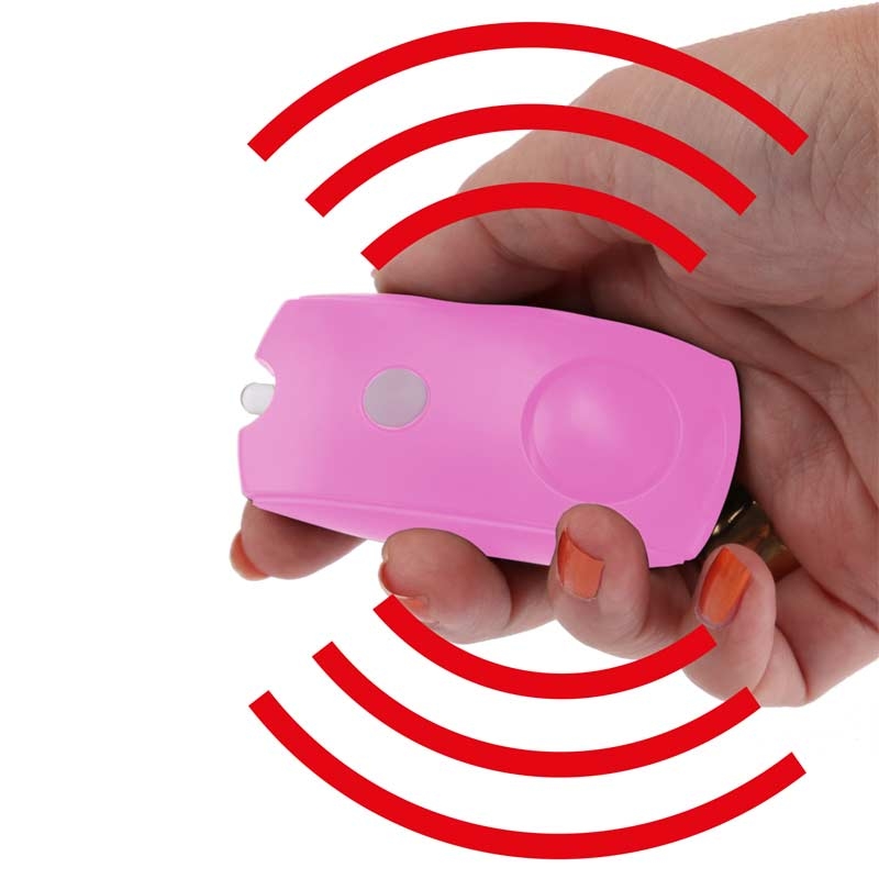 Olympia PA 100 mobiler Panikalarm (mit Taschenlampe) pink