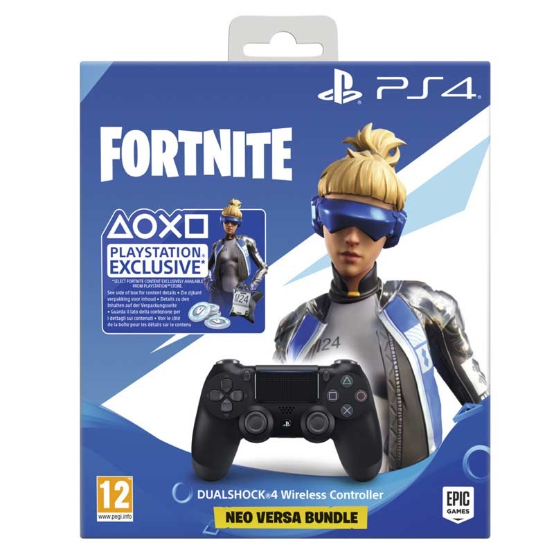 Sony PlayStation 4 DualShock Controller V2 Fortnite Neo Versa Bundle schwarz