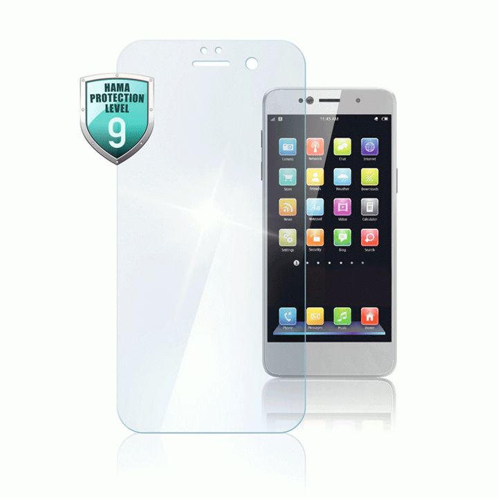 Hama Echtglas-Displayschutz "Premium Crystal Glass" für Huawei P20 lite