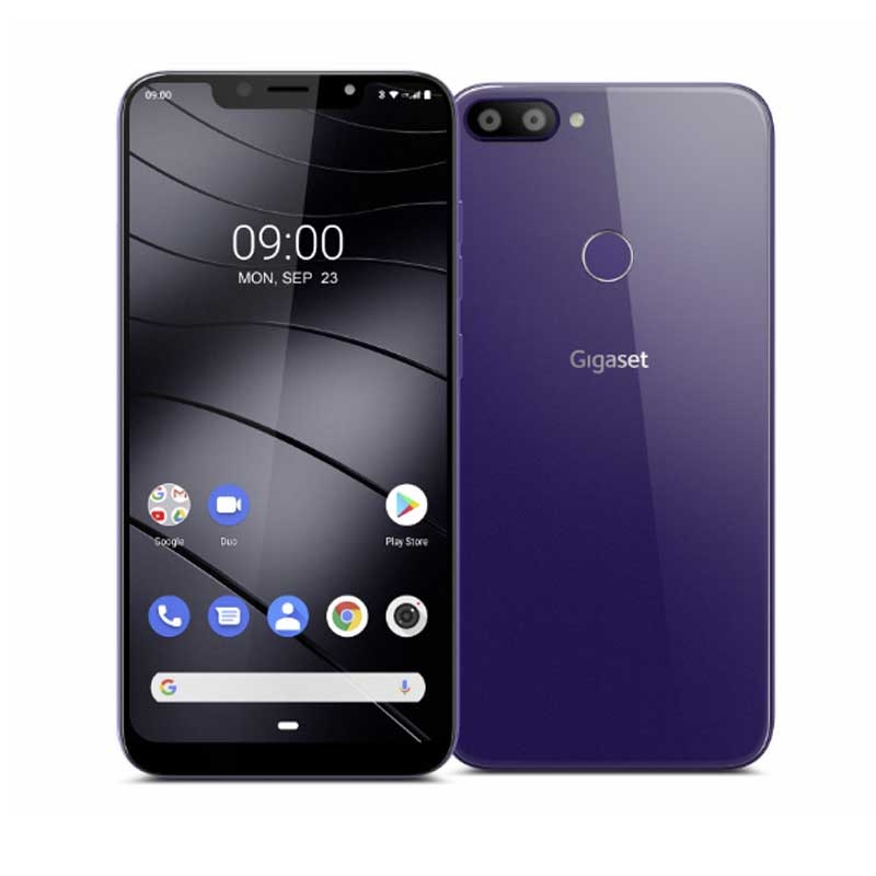 Gigaset GS195 32GB Smartphone Dual-Rückkamera dark purple