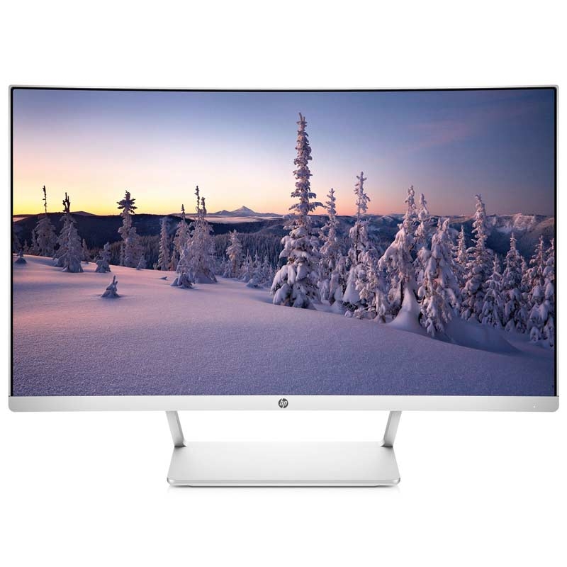 HP Z4N74AA#ABB 68,58 cm (27 Zoll) Curved-LED-Monitor silber/weiß