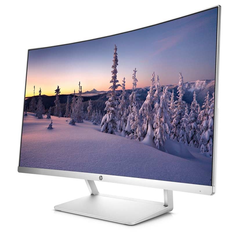 HP Z4N74AA#ABB 68,58 cm (27 Zoll) Curved-LED-Monitor silber/weiß