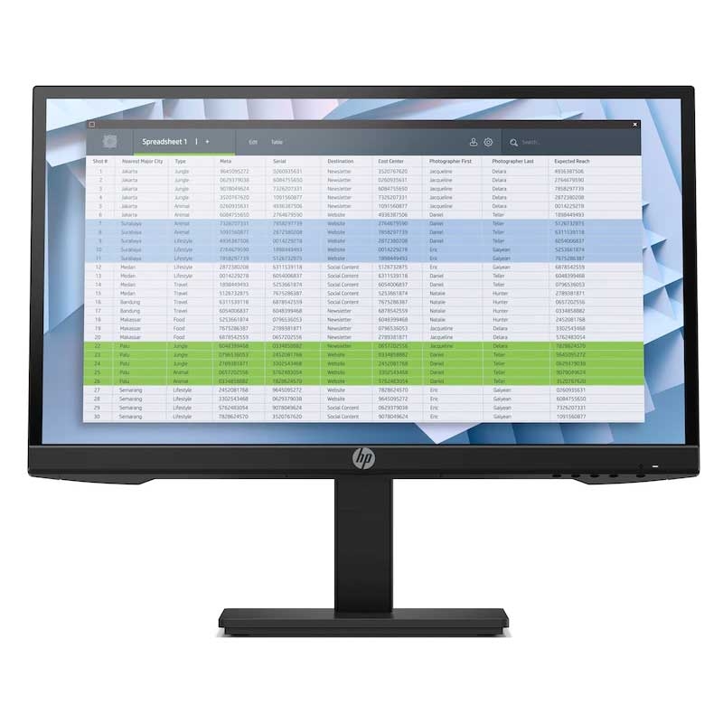 HP P22h G4 54,6 cm (21,5 Zoll) LED-Monitor