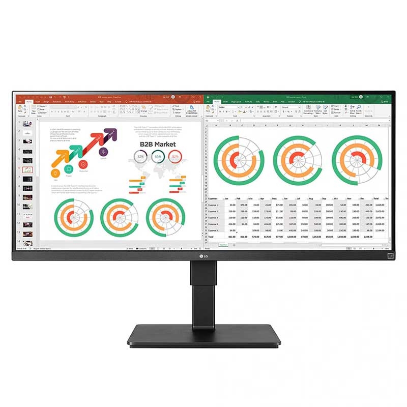 LG 34BN770-B 86,36vm(34 Zoll) Curved-LED-Monitor