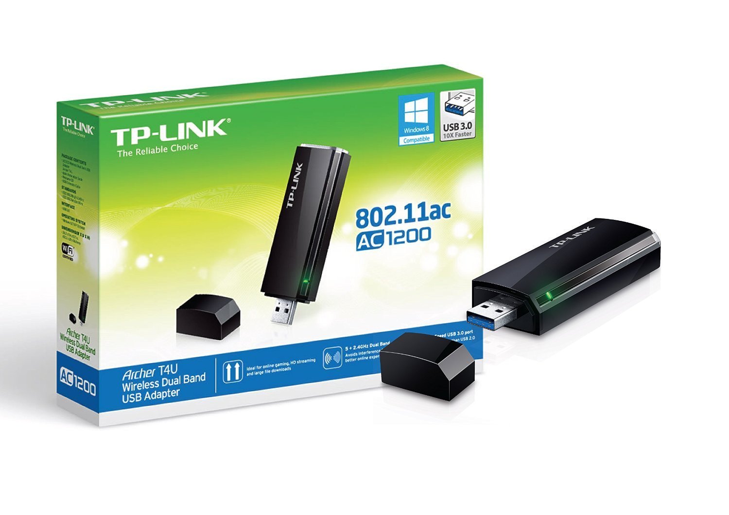TP-Link Archer T4U AC1200 Dual Band USB WLAN Adapter schwarz