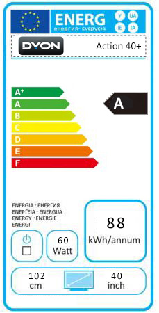 Dyon Action 40+ (40 Zoll) LED-Backlight-Fernseher