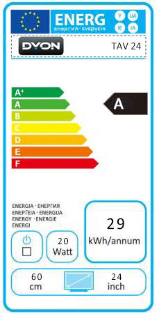 DYON TAV 24 60 cm (24 Zoll) LED-Backlight-Fernseher
