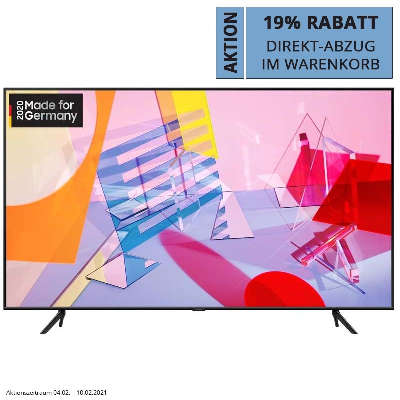 Samsung GQ65Q64TGUXZG 163cm (65 Zoll) 4K-QLED-TV
