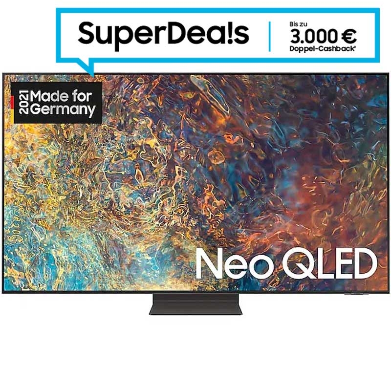 Samsung GQ55QN92AATXZG 138cm (55 Zoll) 4K-Neo QLED-TV