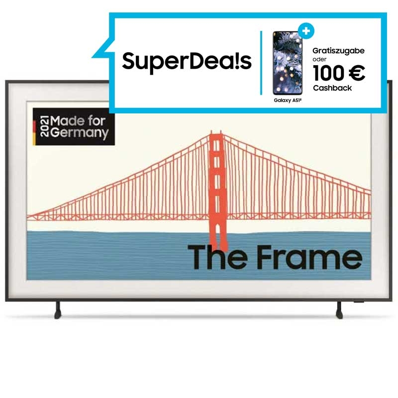 Samsung GQ50LS03AAUXZG 126 cm (50 Zoll) 4K-QLED-TV