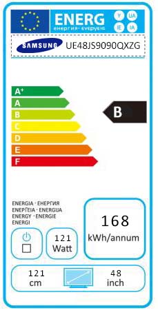 SAMSUNG UE48JS9090QXZG 121cm (48 Zoll) LED-Curved-4K-TV (Premium-Modell)