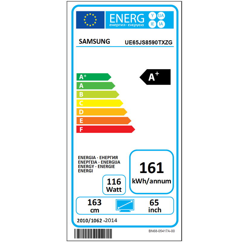 Samsung UE65JS8590TXZG 163cm (65 Zoll) LED-Curved-4K-TV (Premium-Modell)