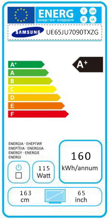 SAMSUNG UE65JU7590TXZG 163cm (65 Zoll) LED-Curved-4K-TV (Premium-Modell)