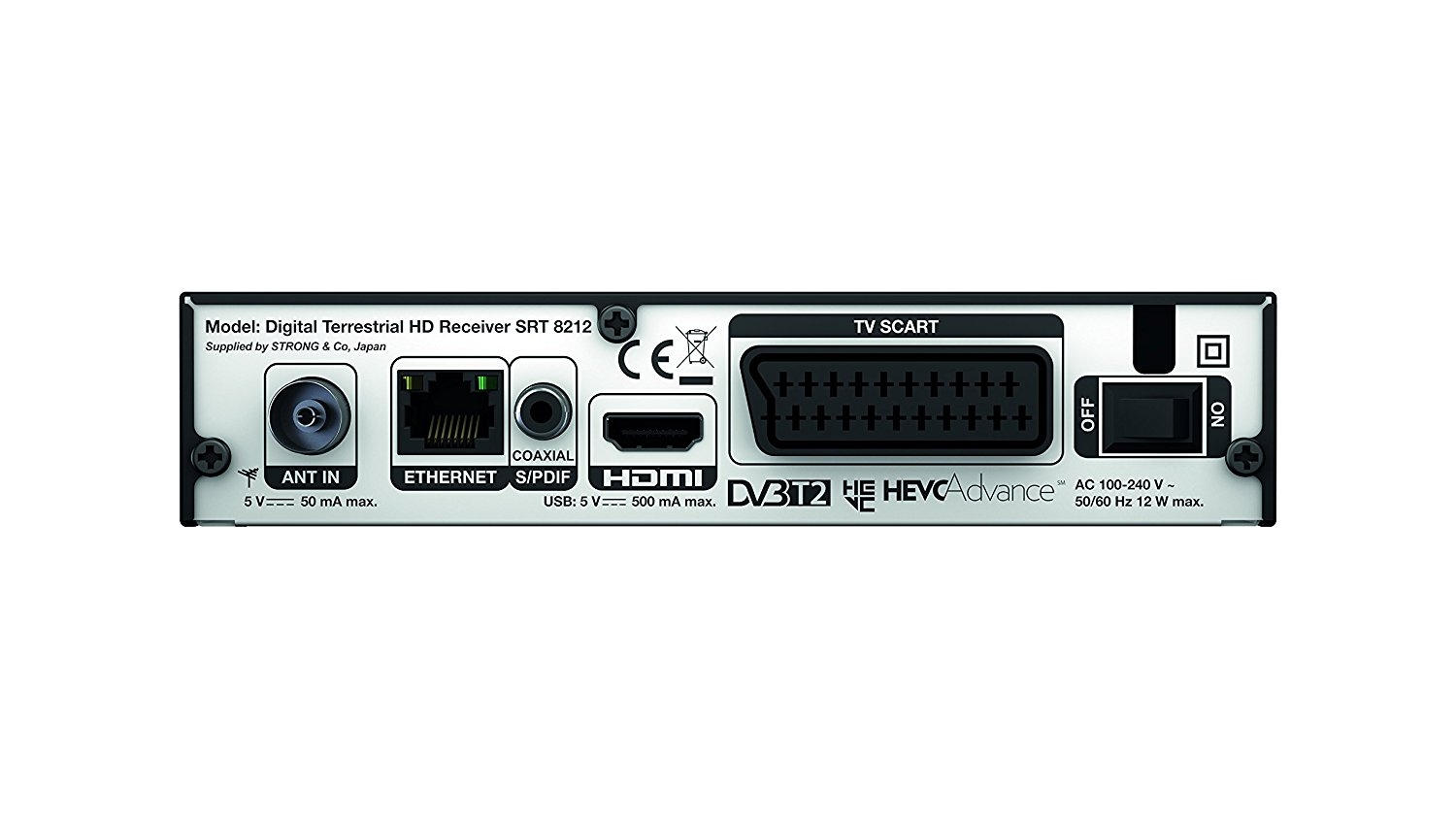 Strong SRT 8212 digitaler terrestrischer HD Receiver