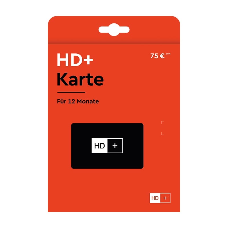 HD+ Karte für 12 Monate HD+ Programme