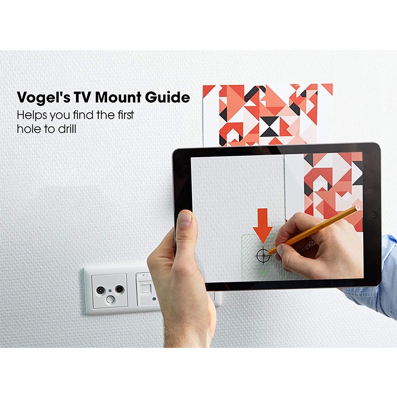 Vogel's WALL 3105 TV-Wandhalterung für 48-104 cm (19-40 Zoll) Fernseher schwarz