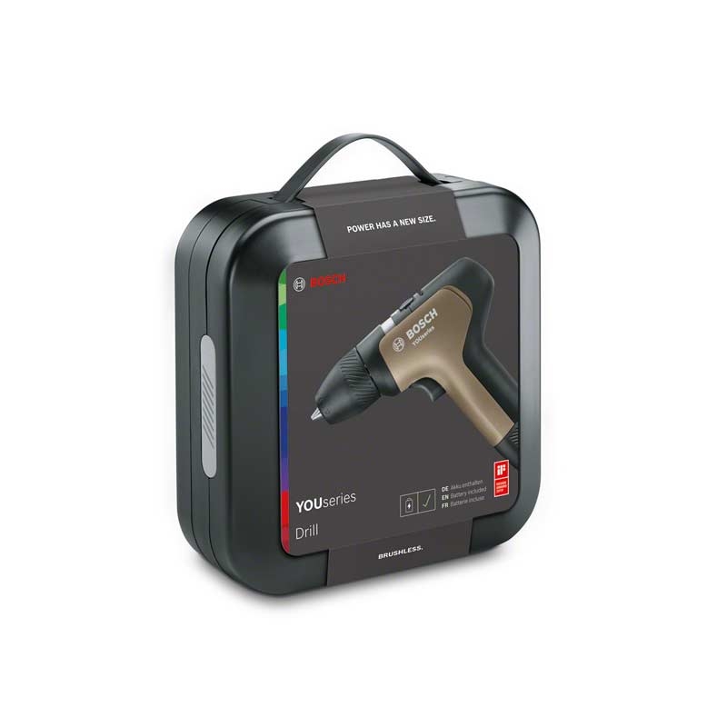 Bosch Akkuschrauber YOUseries Drill (1 Akku, in Aufbewahrungsbox) + Bosch Akku S