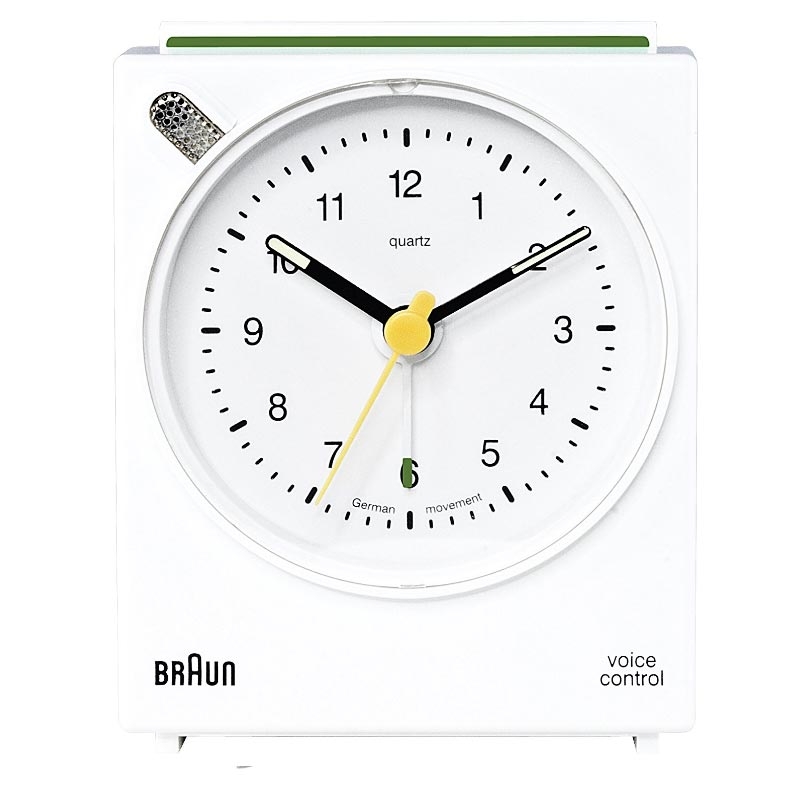 Braun Quarzwecker analog, weiss BNC004WHWH