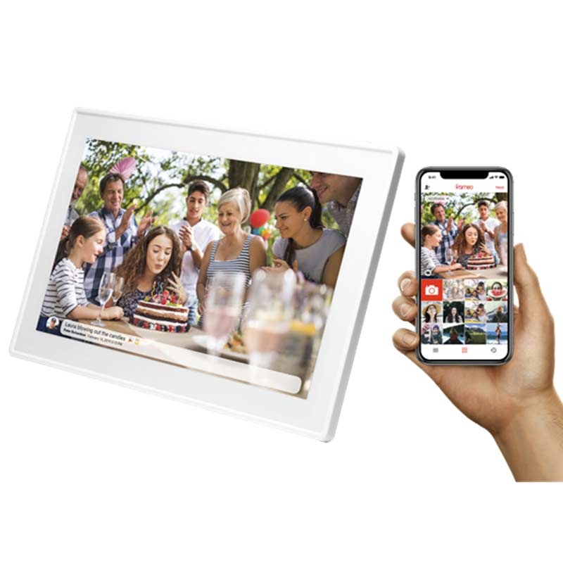 Denver PFF-1513 digitaler Bilderrahmen weiß