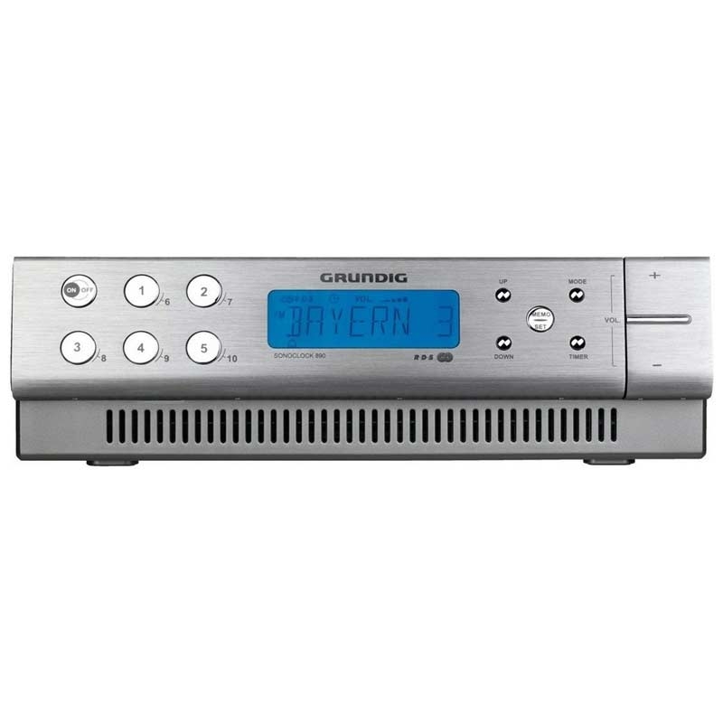 Grundig Sonoclock 890 Uhrenradio aluminium
