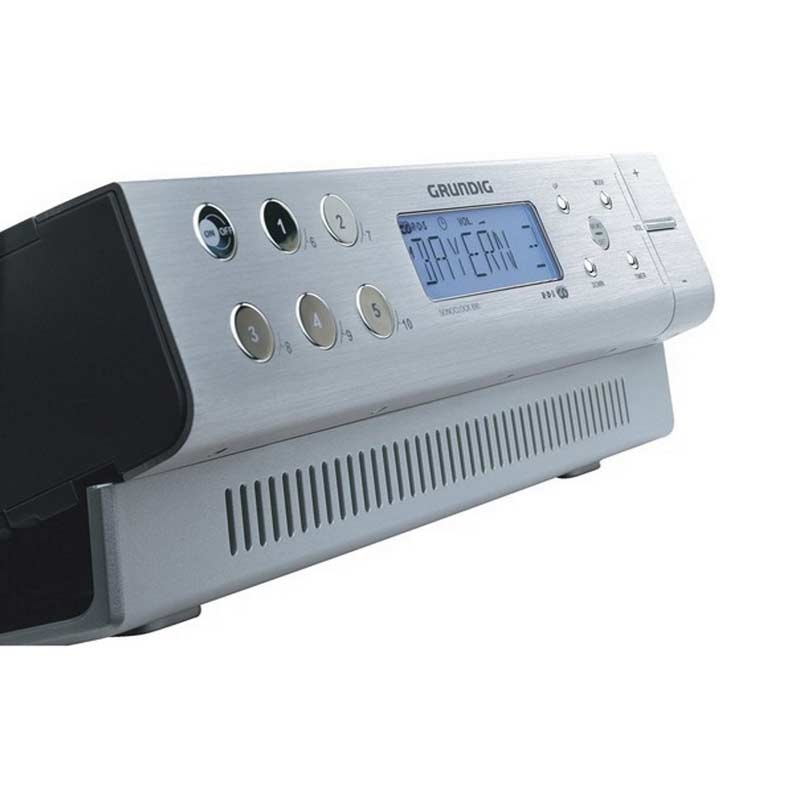 Grundig Sonoclock 890 Uhrenradio aluminium