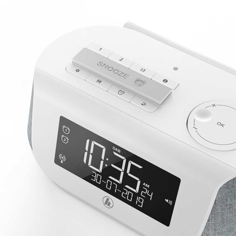 Hama DR36SBT Digitalradio DAB,DAB+,FM weiß