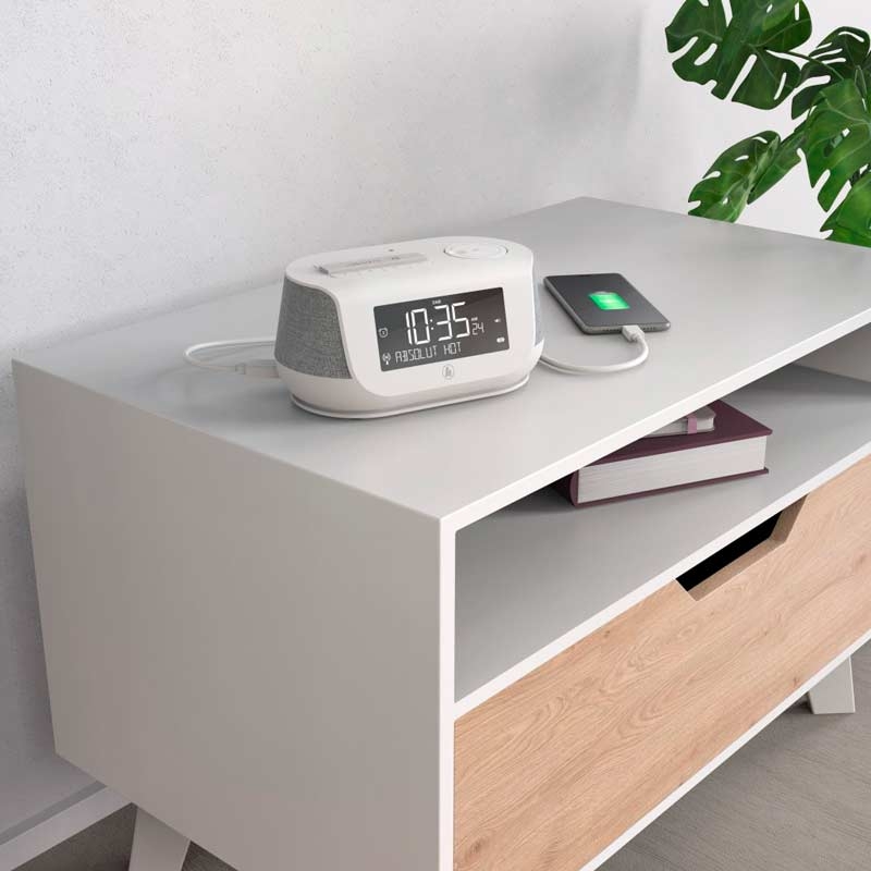 Hama DR36SBT Digitalradio DAB,DAB+,FM weiß