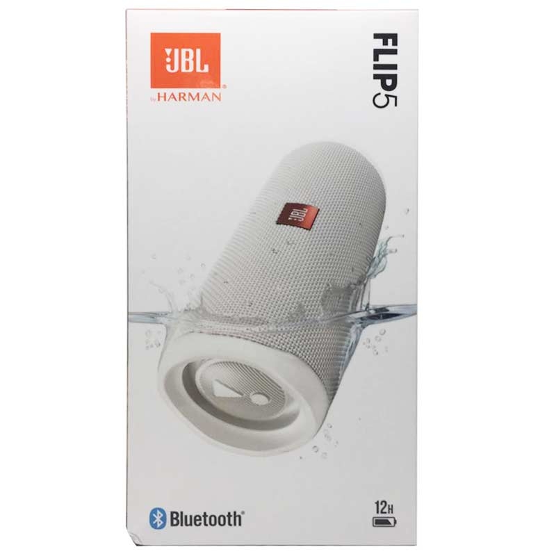 JBL Flip 5 Bluetooth-Lautsprecher weiß