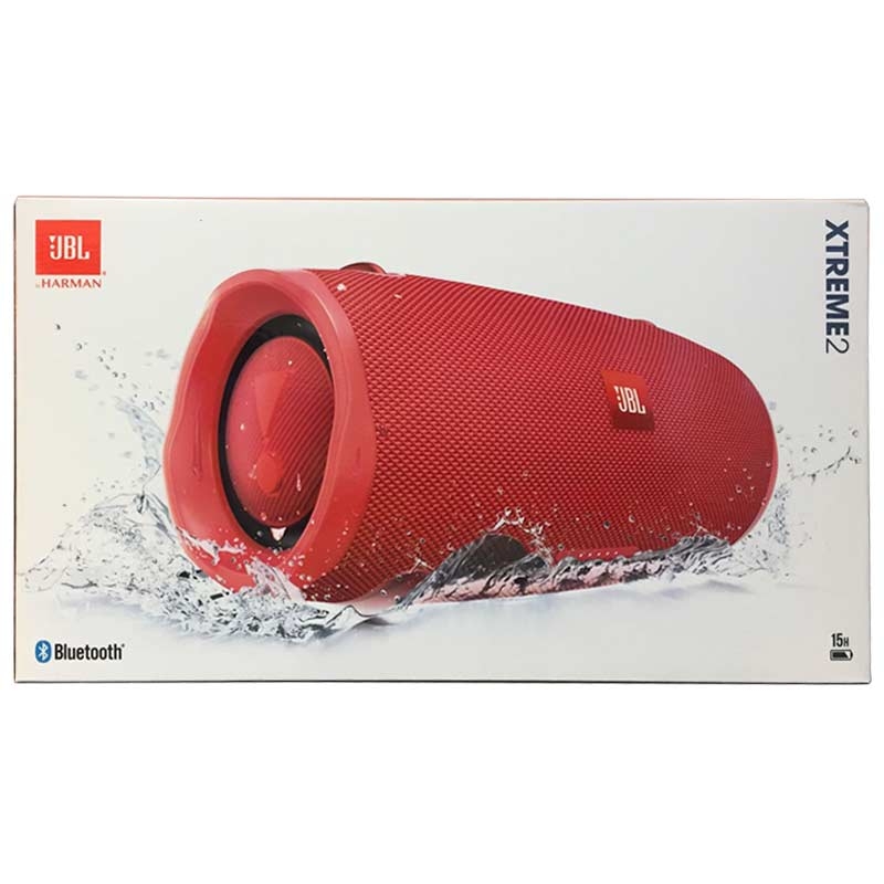JBL Xtreme 2 Spritzwasserfester Tragbarer Bluetooth Lautsprecher rot