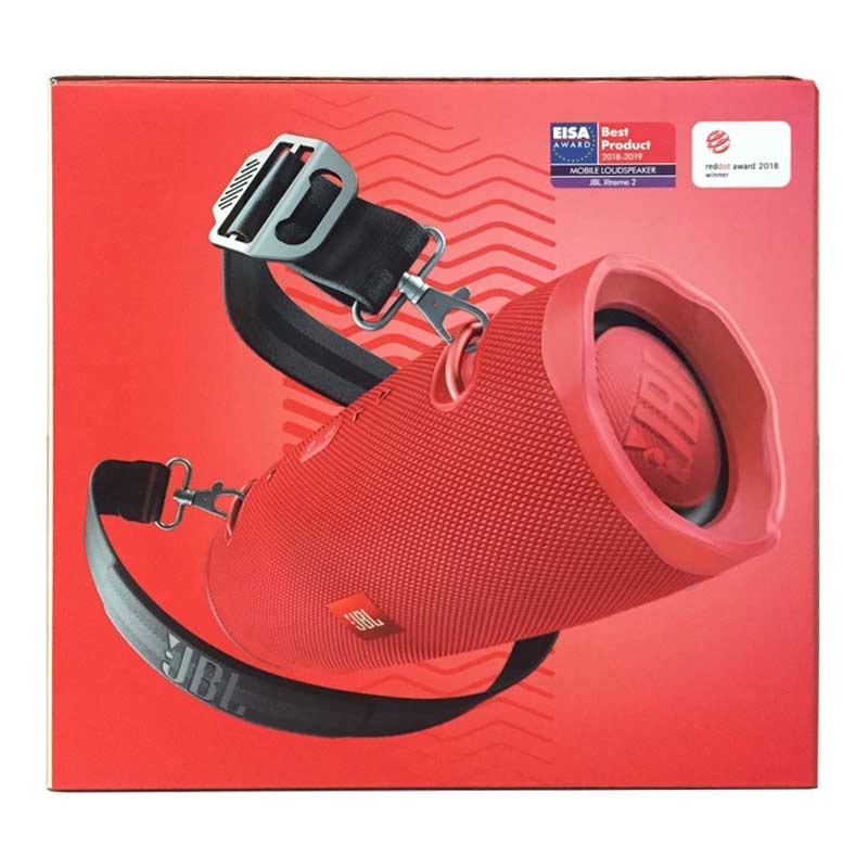 JBL Xtreme 2 Spritzwasserfester Tragbarer Bluetooth Lautsprecher rot
