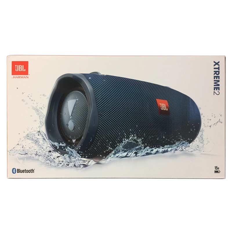 JBL Xtreme 2 Spritzwasserfester Tragbarer Bluetooth Lautsprecher blau