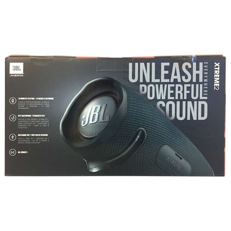 JBL Xtreme 2 Spritzwasserfester Tragbarer Bluetooth Lautsprecher blau