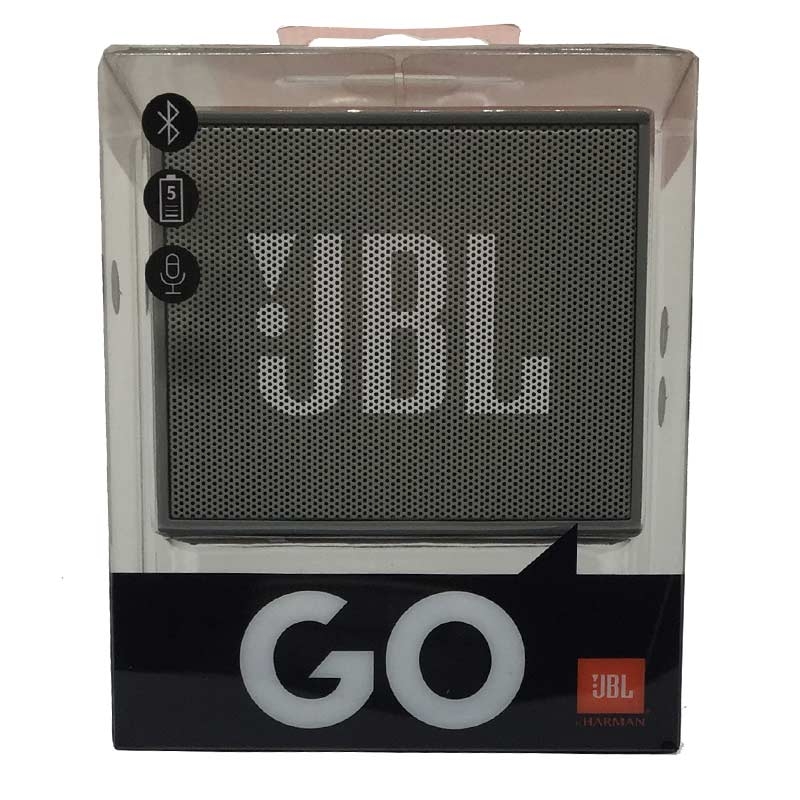 JBL GO portabler Lautsprecher grau