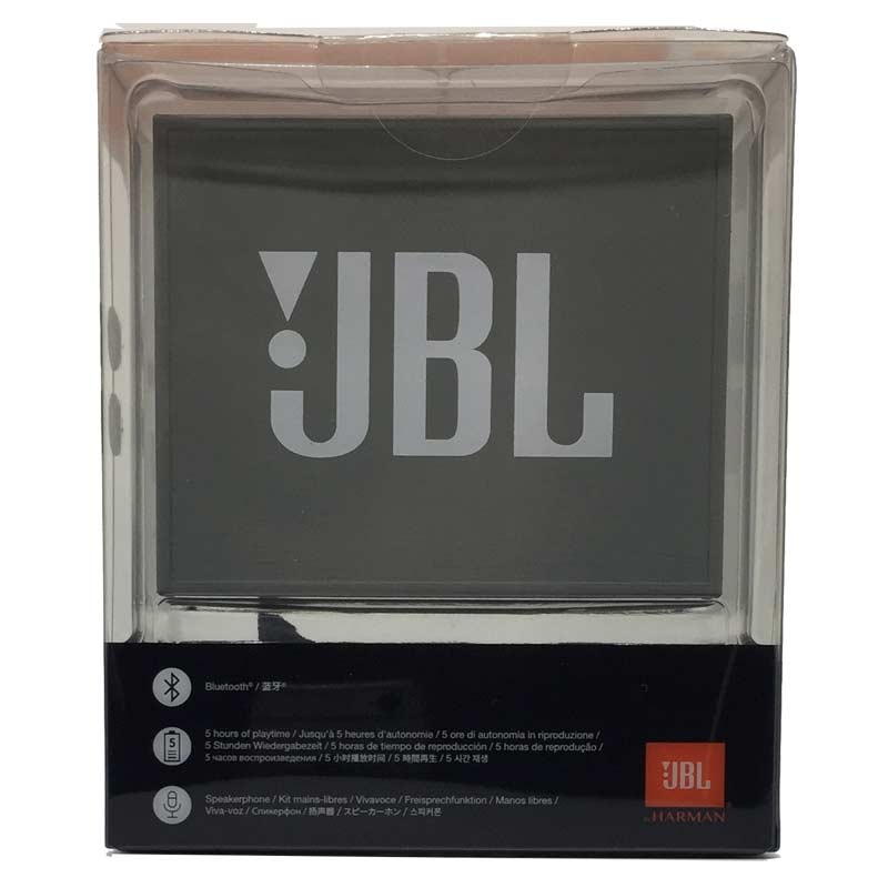 JBL GO portabler Lautsprecher grau