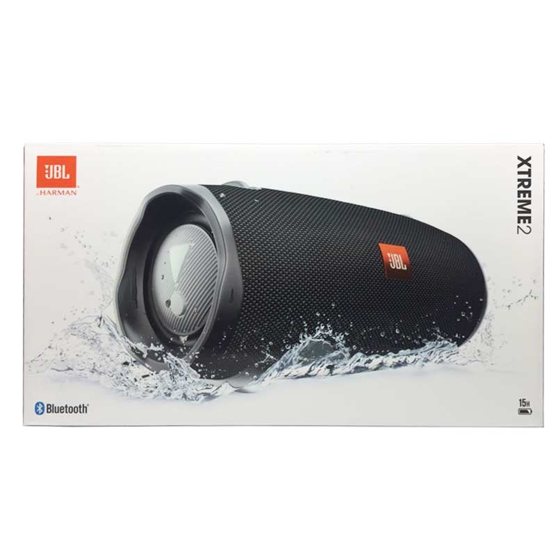 JBL Xtreme 2 Spritzwasserfester Tragbarer Bluetooth Lautsprecher schwarz