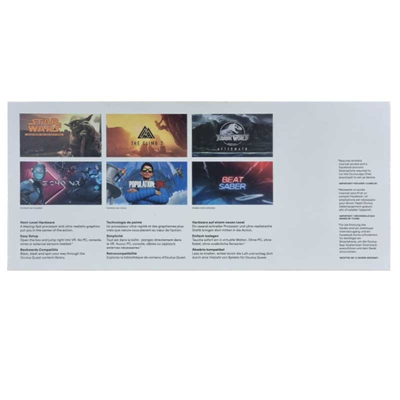 Oculus Quest 2 256GB VR Virtual Reality Headset weiß