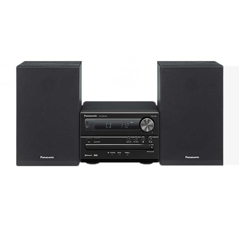 Panasonic SC-PM254 Micro HiFi System schwarz (OVP beschädigt)